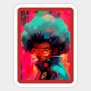 Big Afro - #0003 Sticker